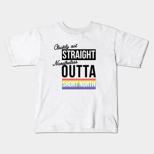 (Clearly Not) Straight (Nonetheless) Outta The Short North Kids T-Shirt